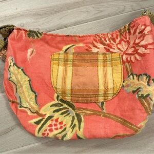 Floral Coral Shoulder Bag